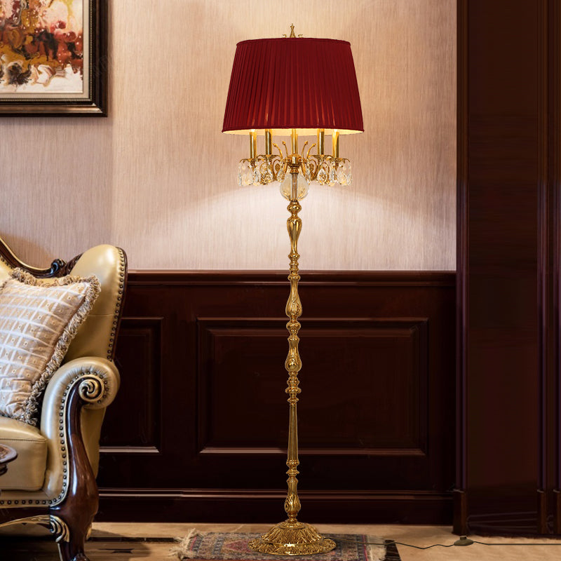 Brass Antique Floor Lamp