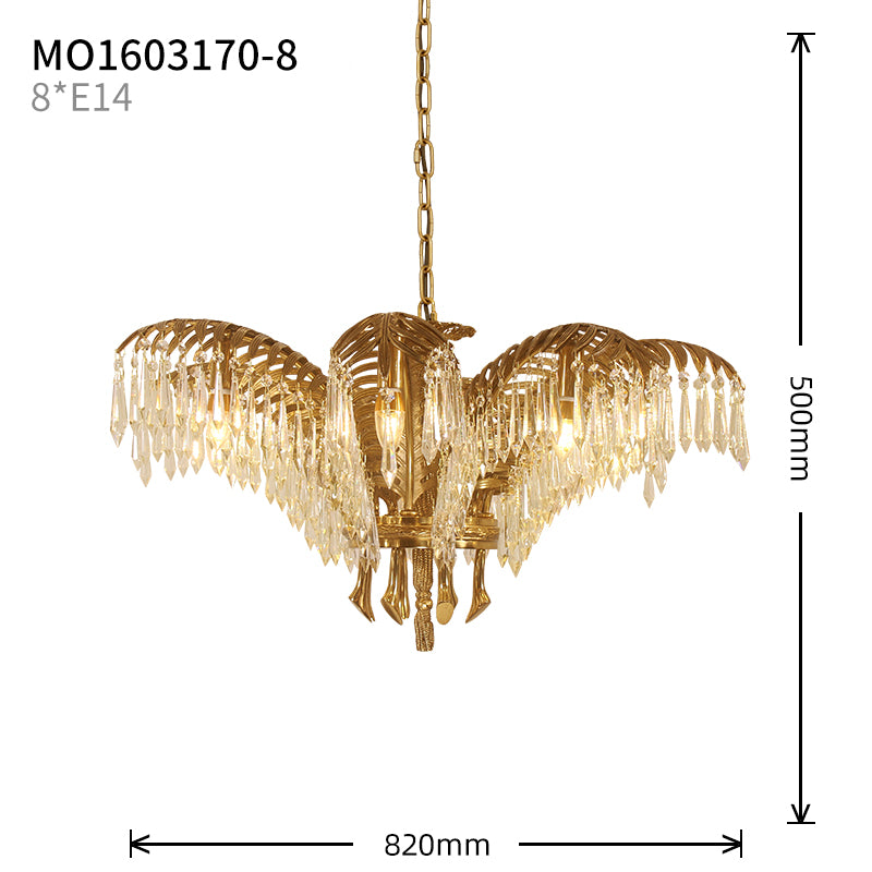 Classic Palm Chandelier