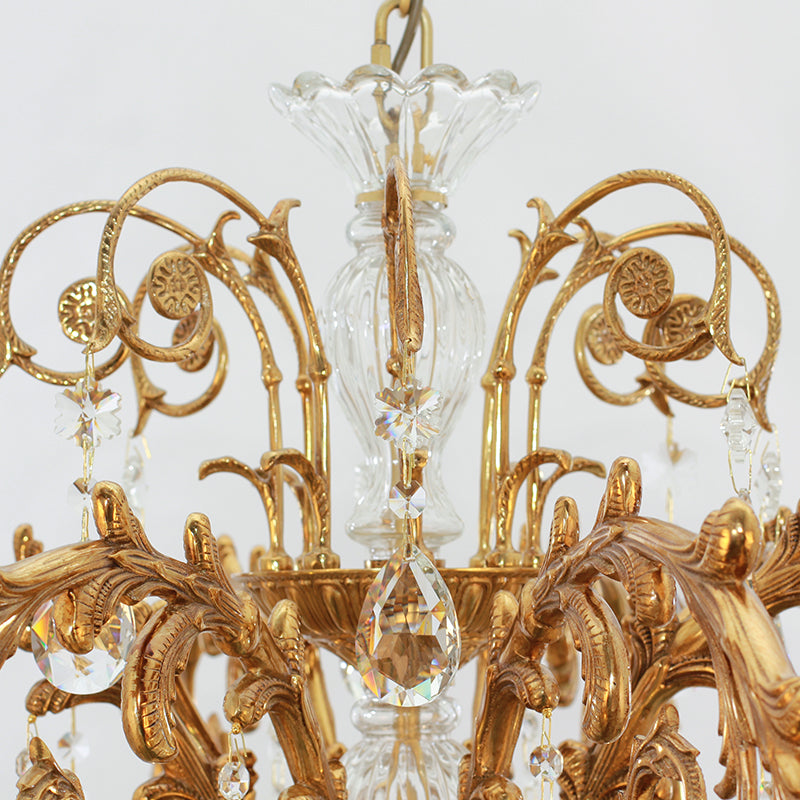 Château de Versailles Opulence Brass Chandelier