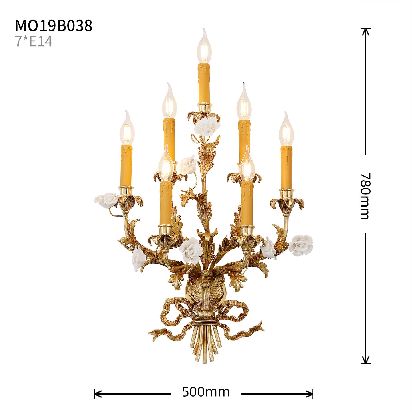 Versailles Septet Wall Sconce