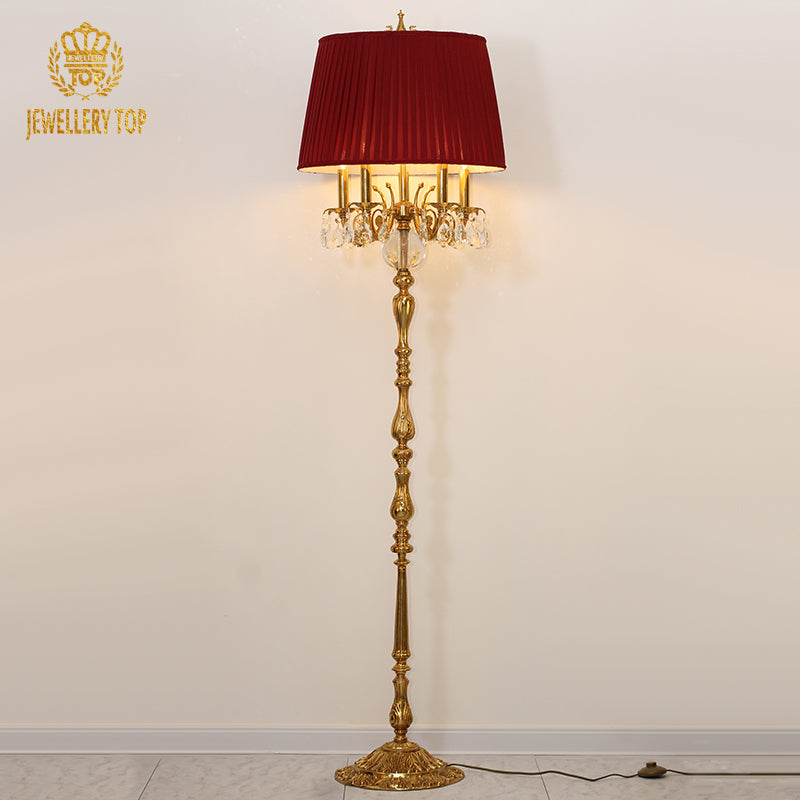 Brass Antique Floor Lamp