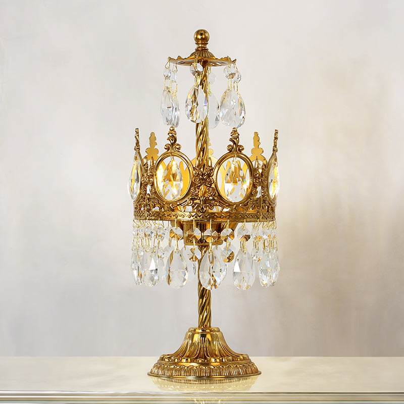 Jewellery Top Royal Crown Table Lamp - European Vintage Table Lamp Lighting