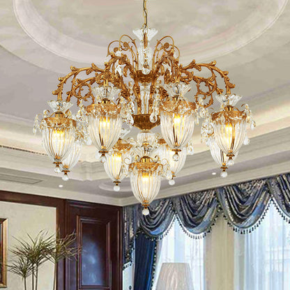 Château de Versailles Opulence Brass Chandelier