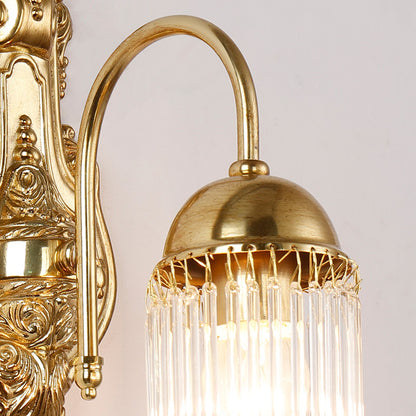 Cascade de Cristal Brass Sconce