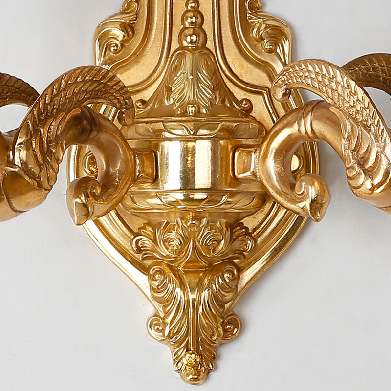 Poseidon's Chariot Brass Sconce