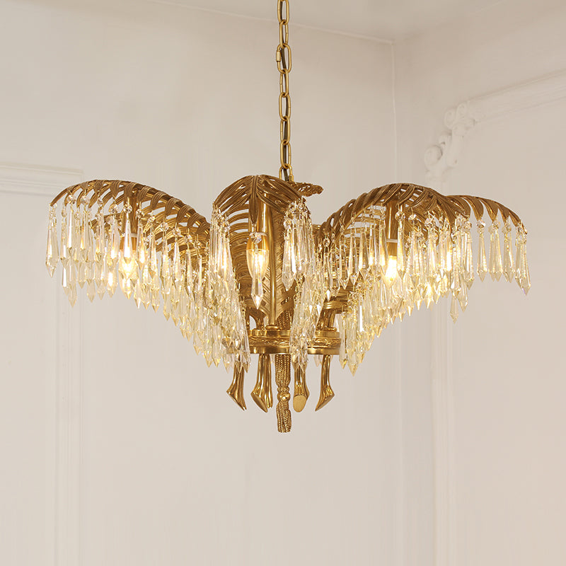 Serres Chaudes Impériales Brass Chandelier