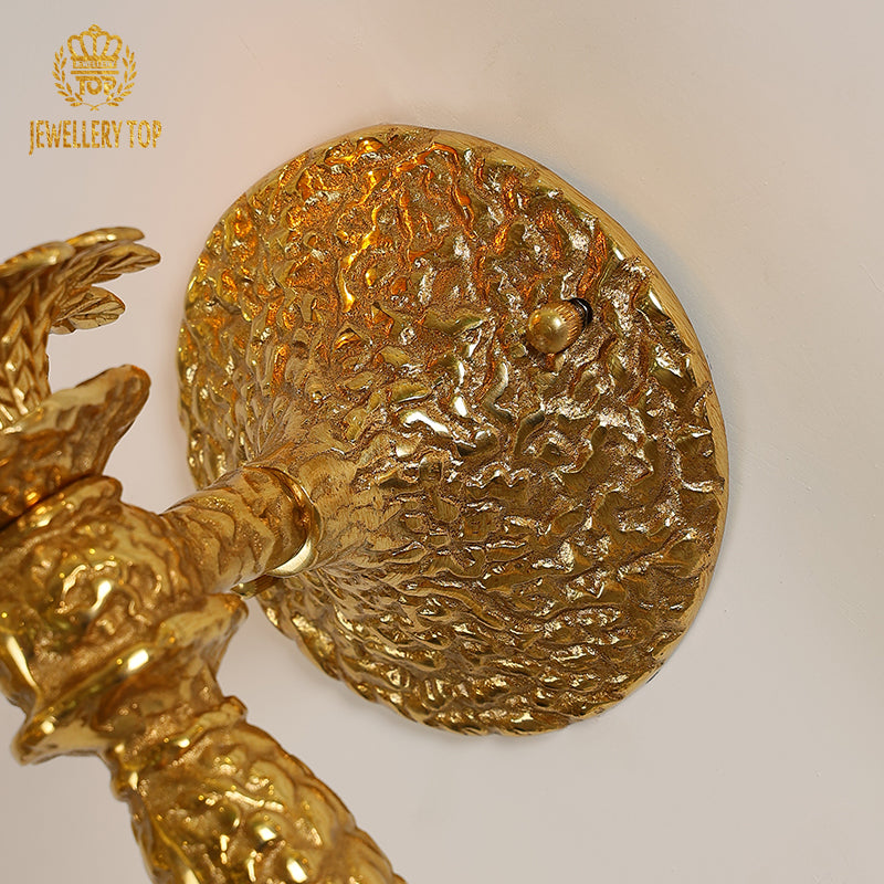 Noir Cylindre Brass Sconce