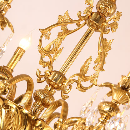 Petite Galerie Royale Brass Chandelier
