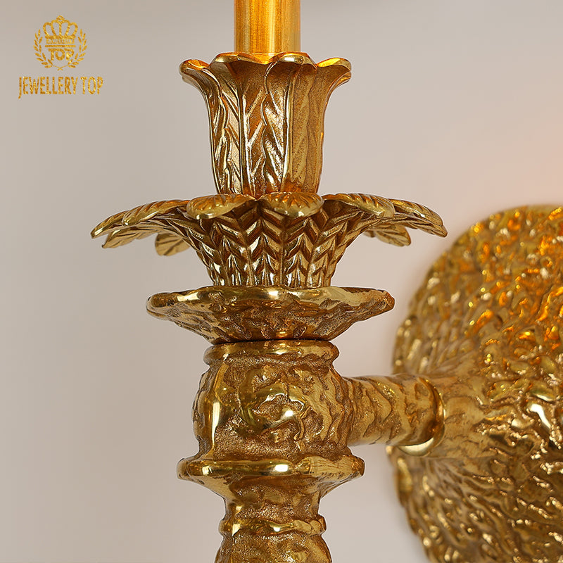 Noir Cylindre Brass Sconce