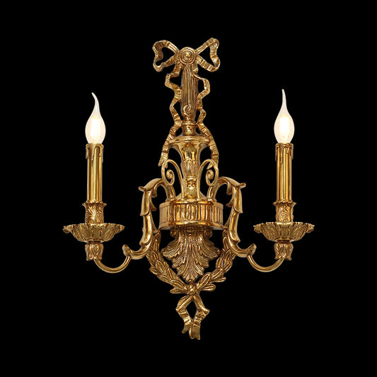 Victorian Brass Wall Lamp