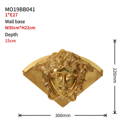 Empires Mythos Medallion Wall Sconce