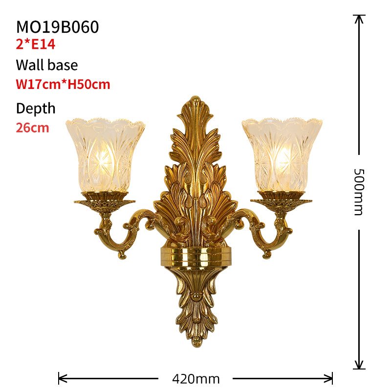 Belle Époque Cornet Wall Lamp