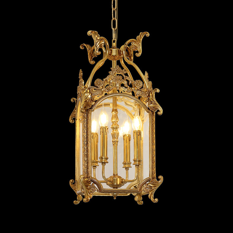 Brass Antique Lantern Pendant Light