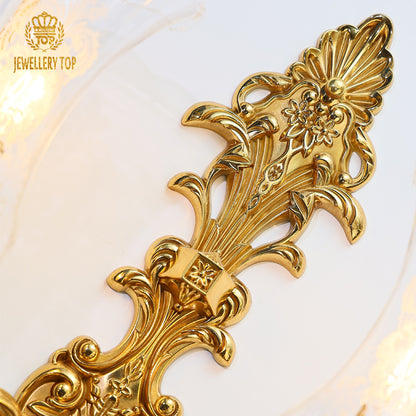 Royal Cornet Brass Sconce
