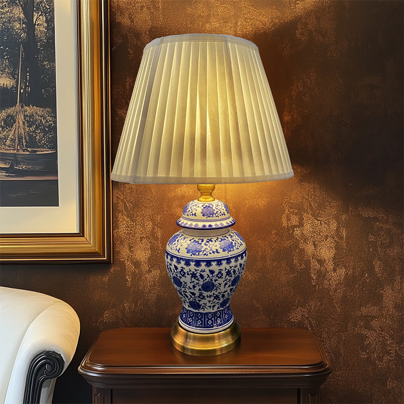 Blue And White Porcelain Table Lamp