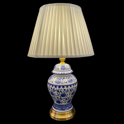 Blue And White Porcelain Table Lamp