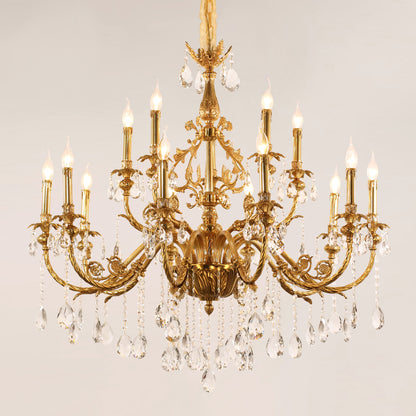 Petite Galerie Royale Brass Chandelier