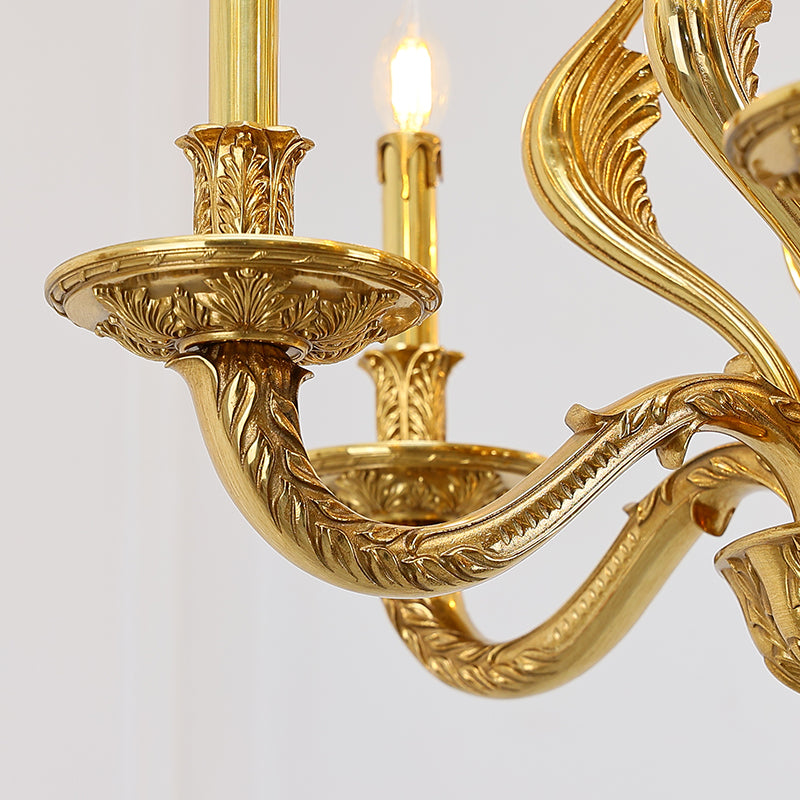 Detailed perspective highlighting the symmetrical arrangement of arms and central crystal cluster.