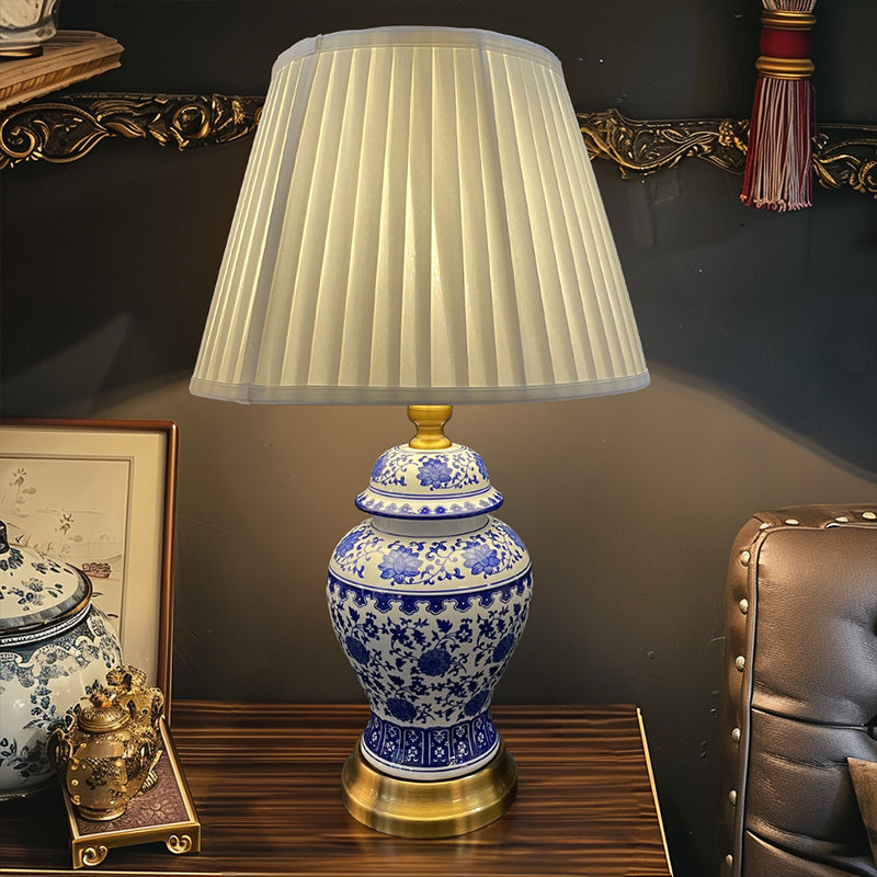 Blue And White Porcelain Table Lamp