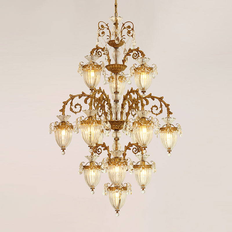 Château de Versailles Opulence Brass Chandelier