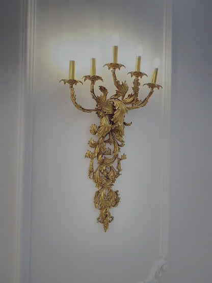 Feuillage Royal Candelabra Sconce