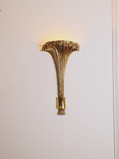 Art Nouveau Flared Trumpet Sconce