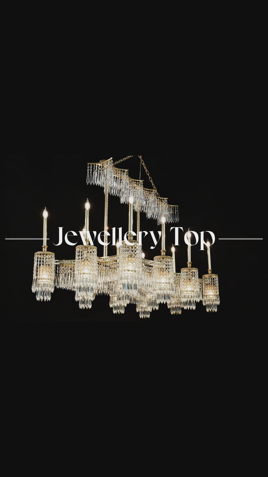 Galaxie de Versailles Brass Chandelier