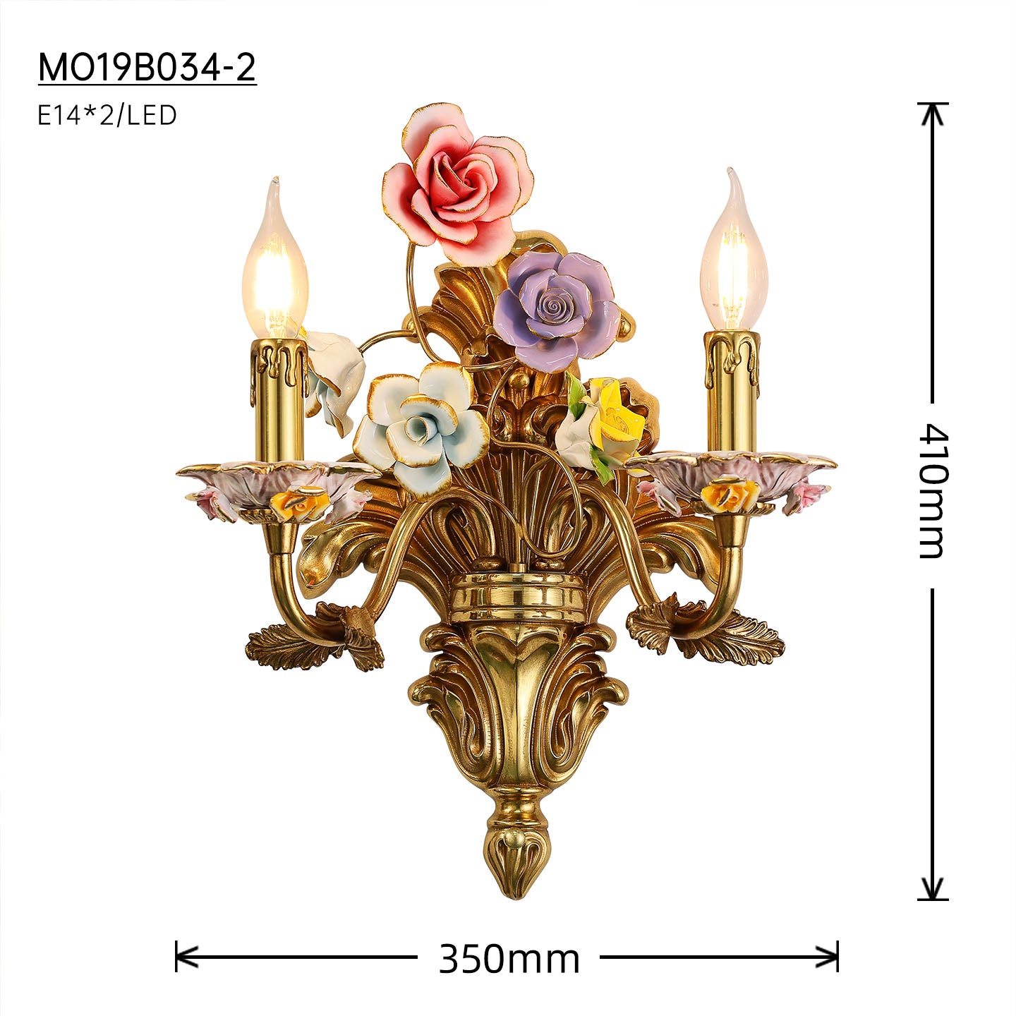 Jardin de Porcelaine Wall Lamp