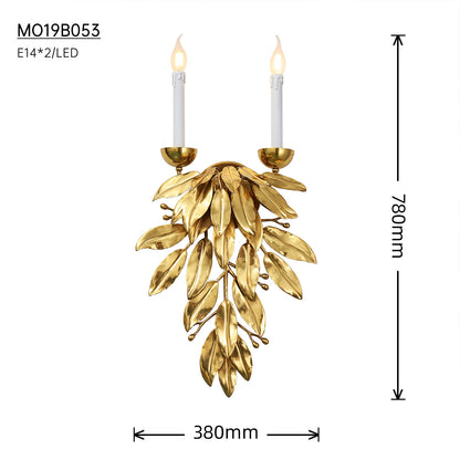 Forêt Dorée Pendant Leaf Sconce
