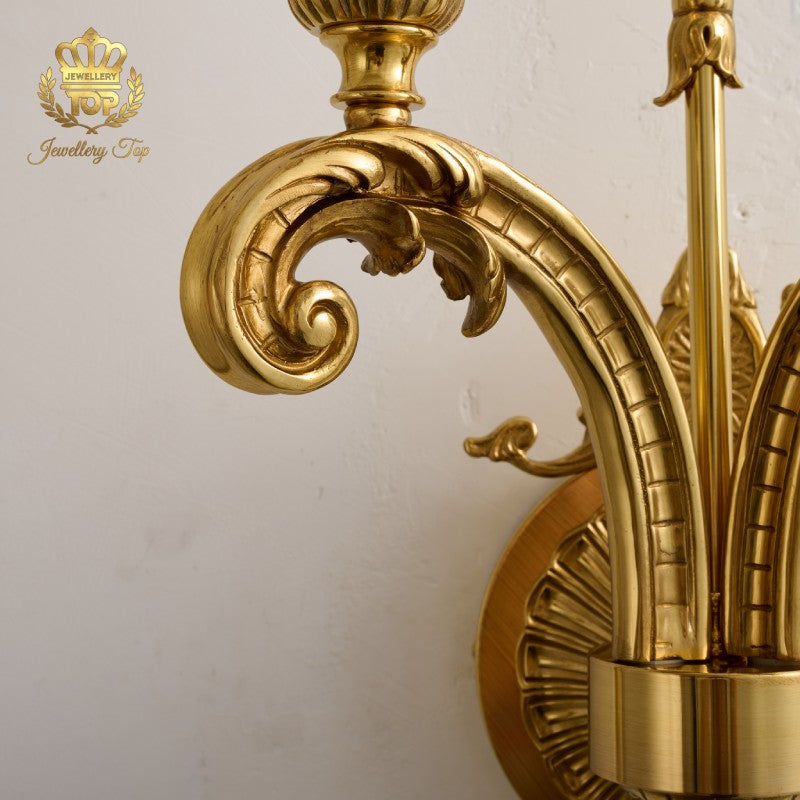 The Athena Twin-Light Victorian Wall Sconce 35"
